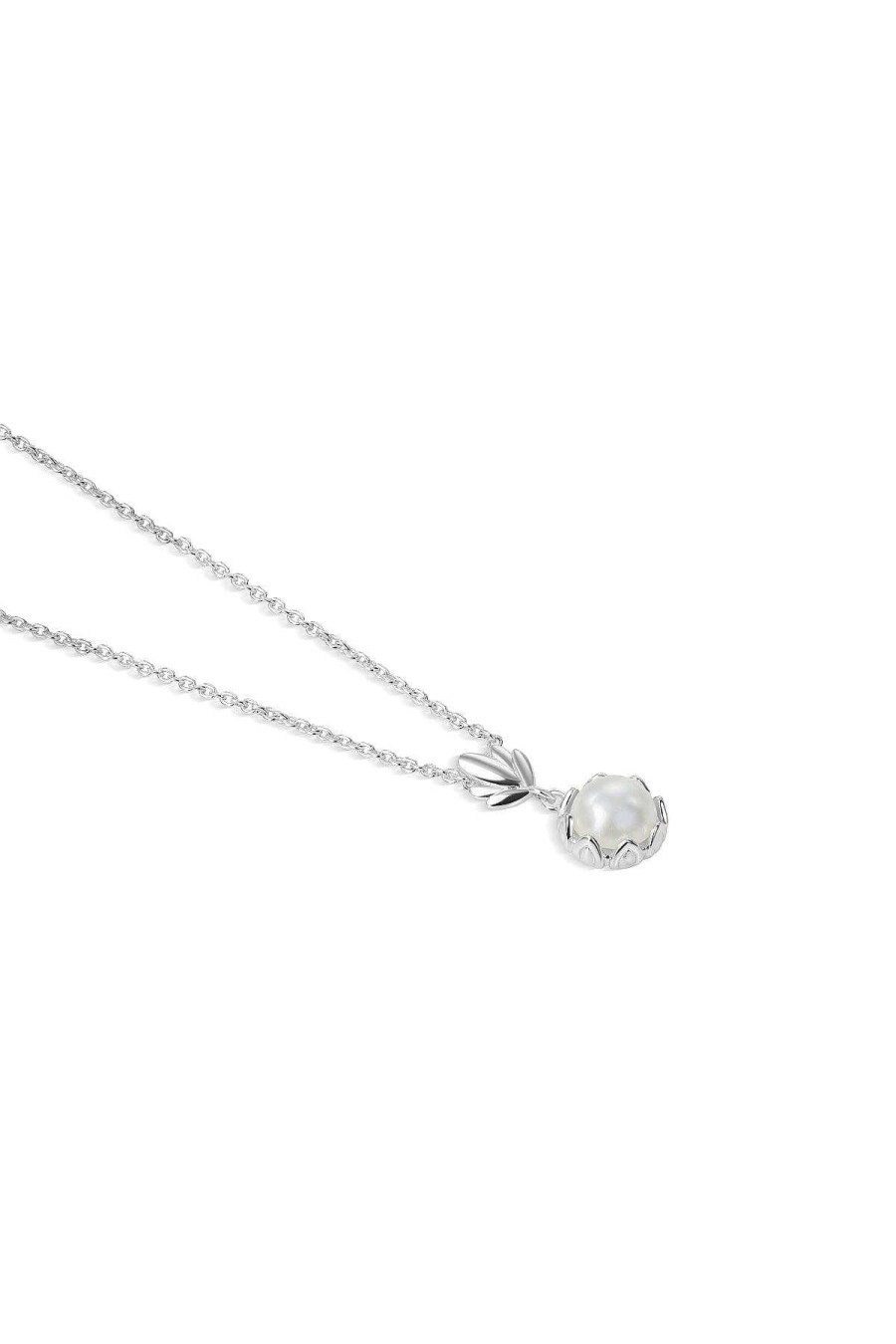 Boxed Gifts | Newbridge Silverware Jewellery Pearl Leaf Pendant