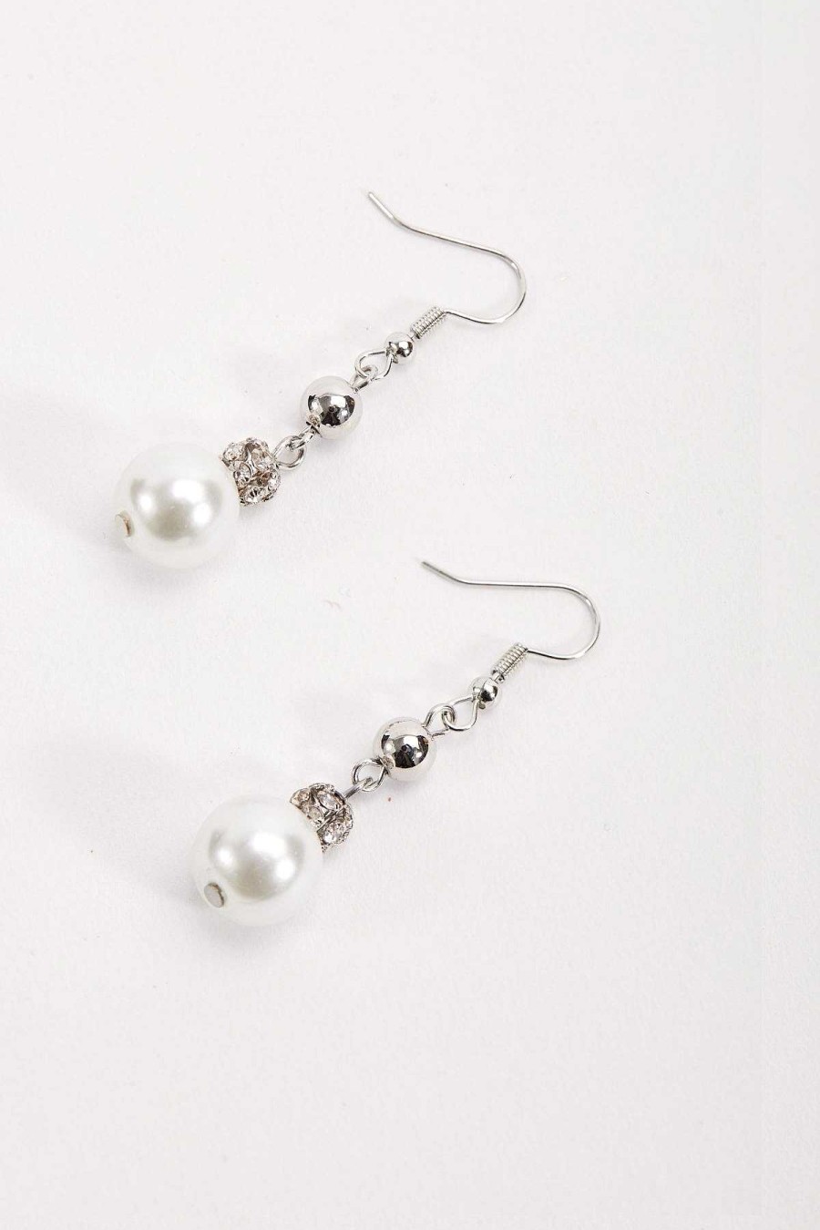 Earrings | Soul Jewellery Silver Pearl Drop Earrings