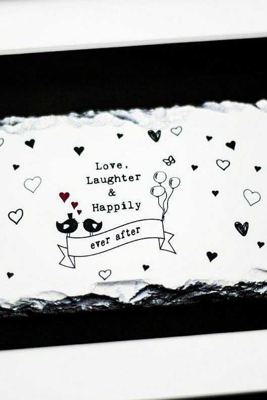 Homeware | Amilie Slatecraft Art - Love, Laugher & Happily Ever After