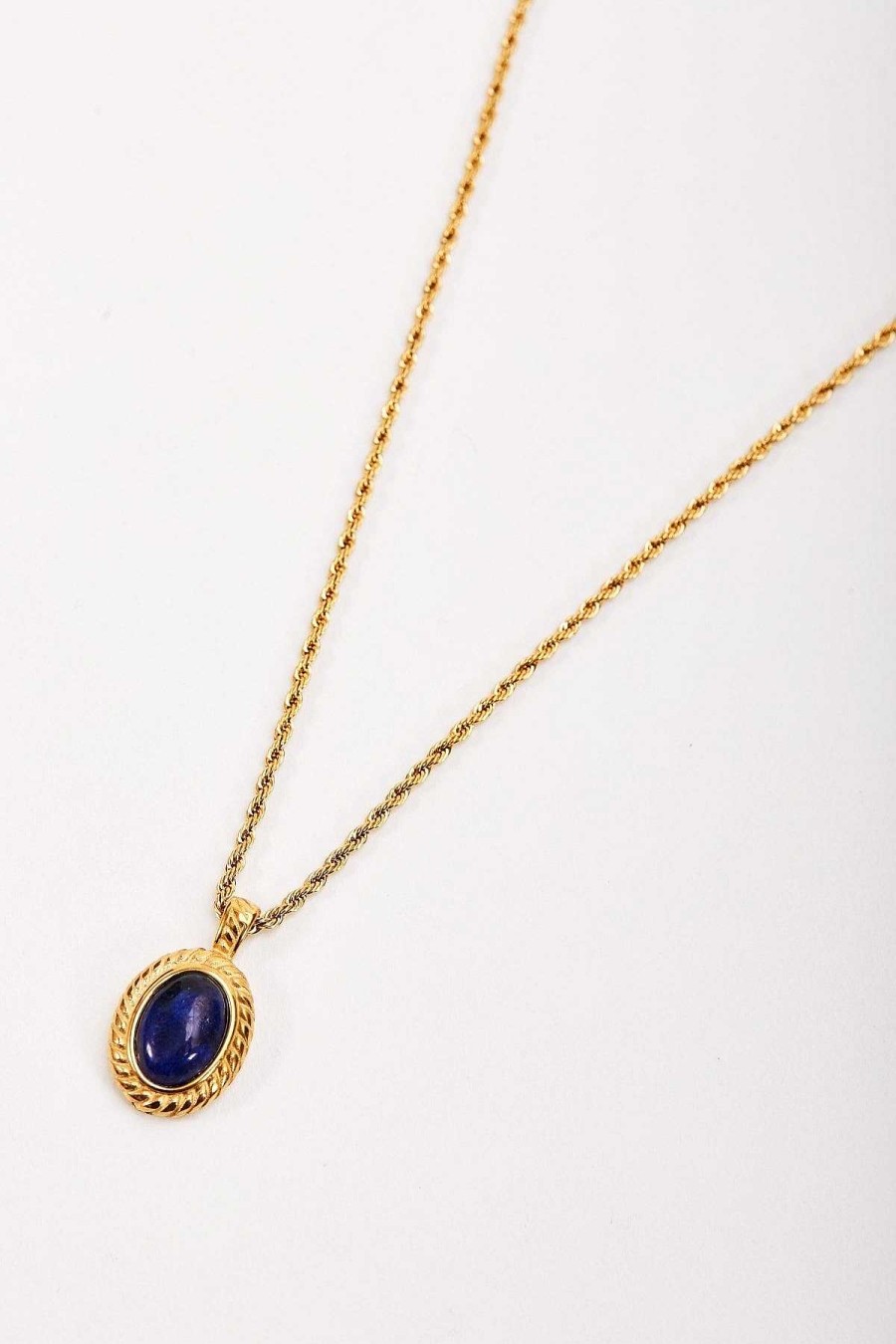 Boxed Gifts | Joularie Blue Stone Necklace