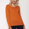 Jumpers & Cardigans | Rowen Avenue Crew Neck Cashmilon Knit In Orange