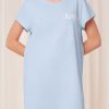 Nightwear | Triumph Cotton Nightdress In Blue