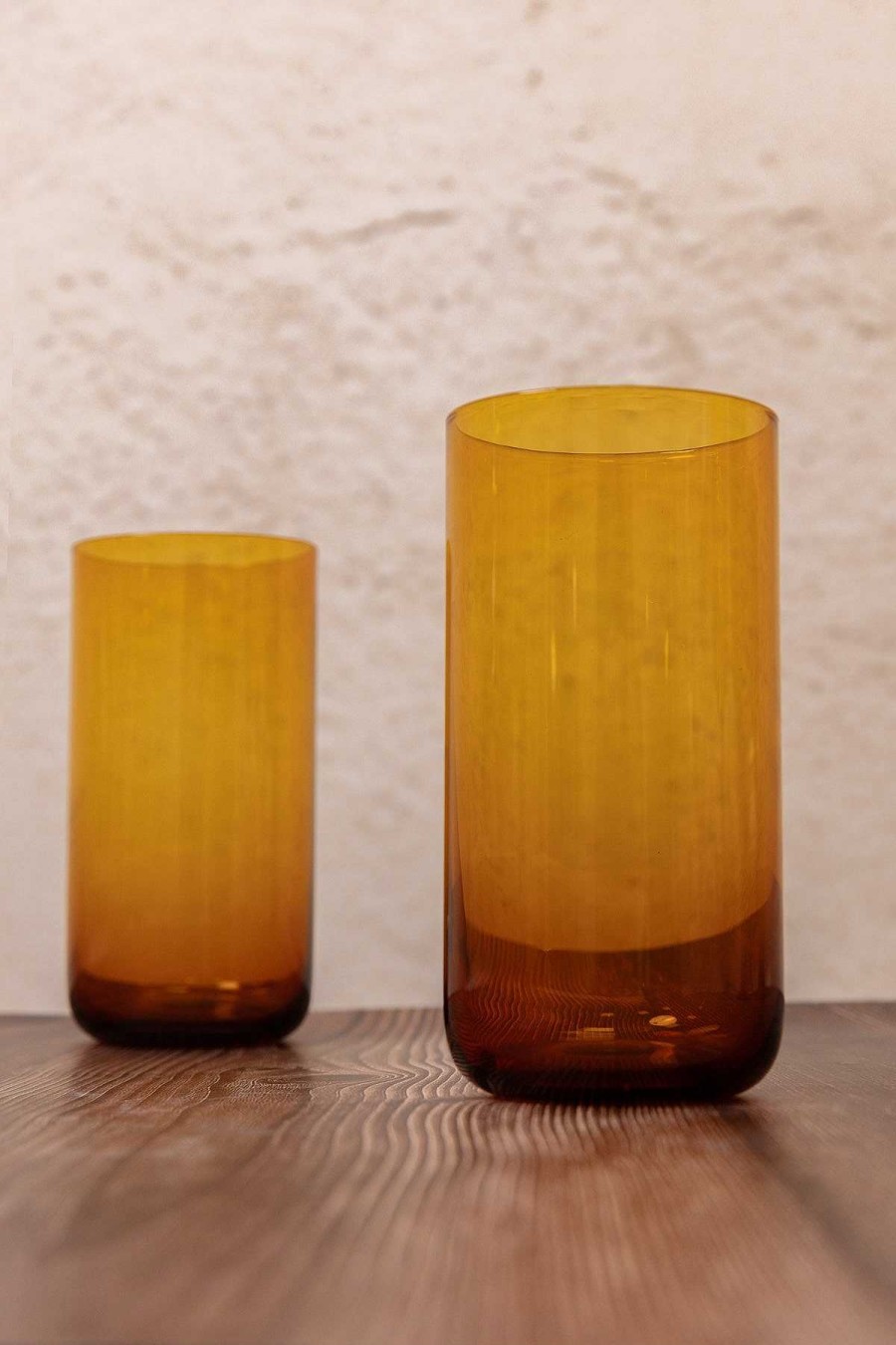 Homeware | Heritage Amber Glass Hiball Set Of 2