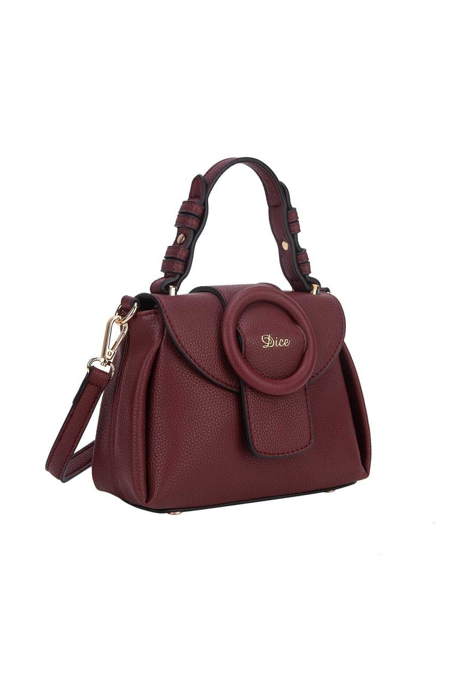 As Seen On Social | Dice Celia Crossbody Bag In Burgundy