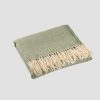 Homeware | Galway Crystal Forest Green Herringbone Throw