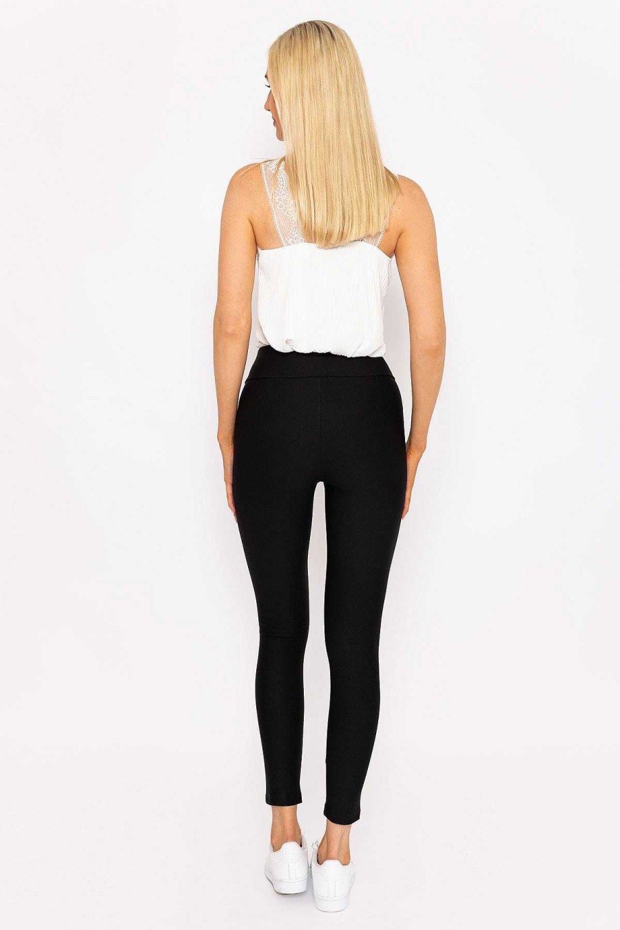 Jeans & Trousers | J'aime la Vie Ponte Leggings In Black