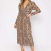 Sale Dresses | Nova of London Animal Print Twist Front Dress