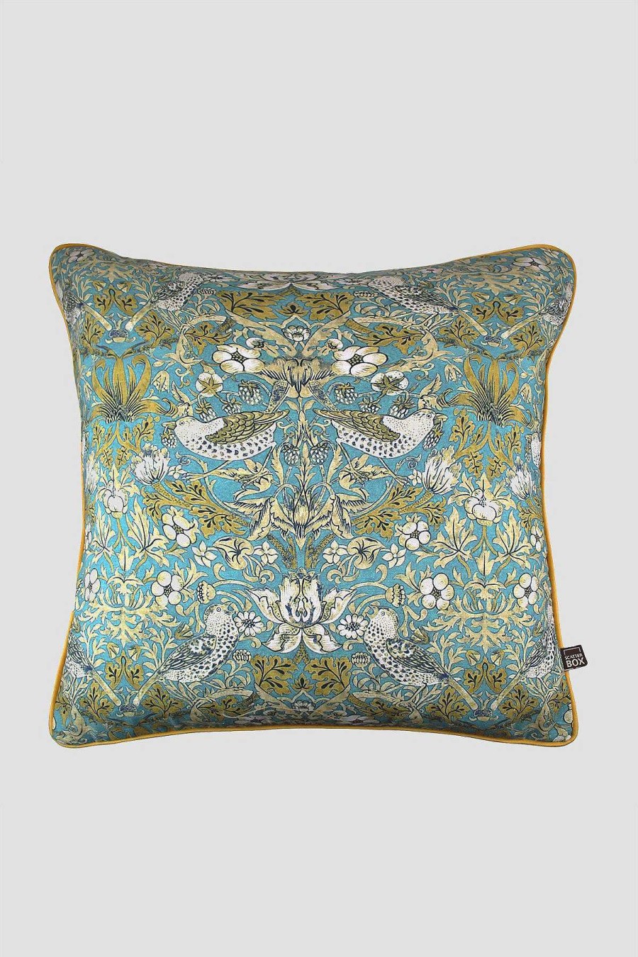 Homeware | Scatter Box Vivaldi 58X58Cm Cushion In Teal And Gold