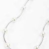 Necklaces | Soul Jewellery Silver Tone Curved Pearl Necklace