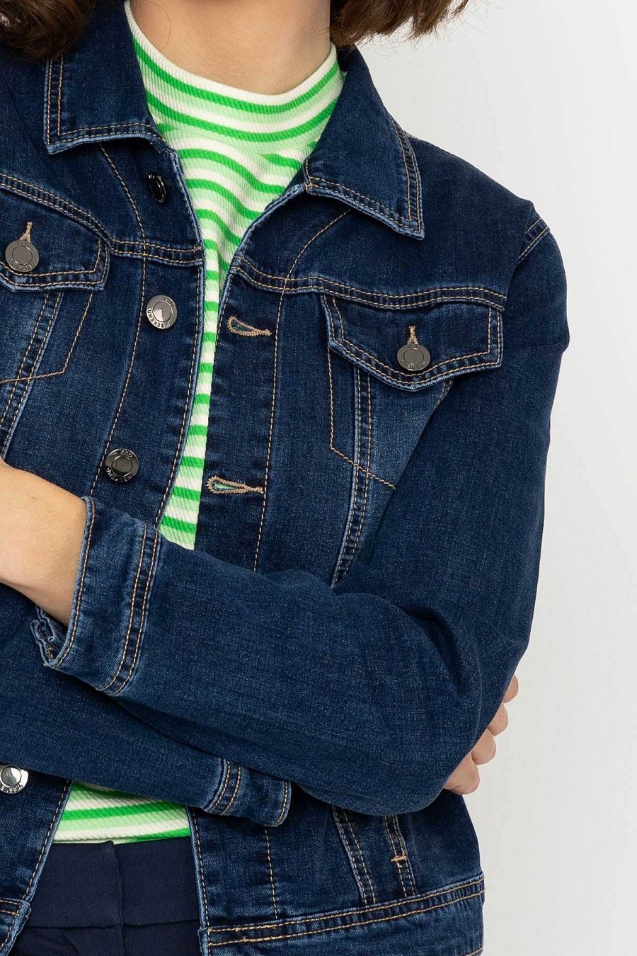 Coats & Jackets | Kelly & Grace Weekend Denim Jacket In Indigo