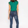 Jeans & Trousers | J'aime la Vie Button Front Jeans In Dark Denim