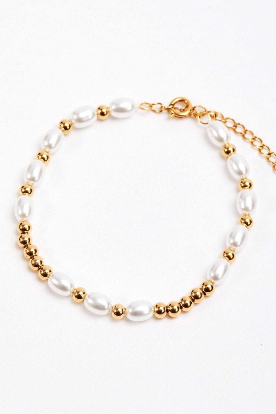 Boxed Gifts | Joularie Beaded Pearl Bracelet