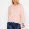 Jumpers & Cardigans | J'aime la Vie Button Up Cardigan In Pink