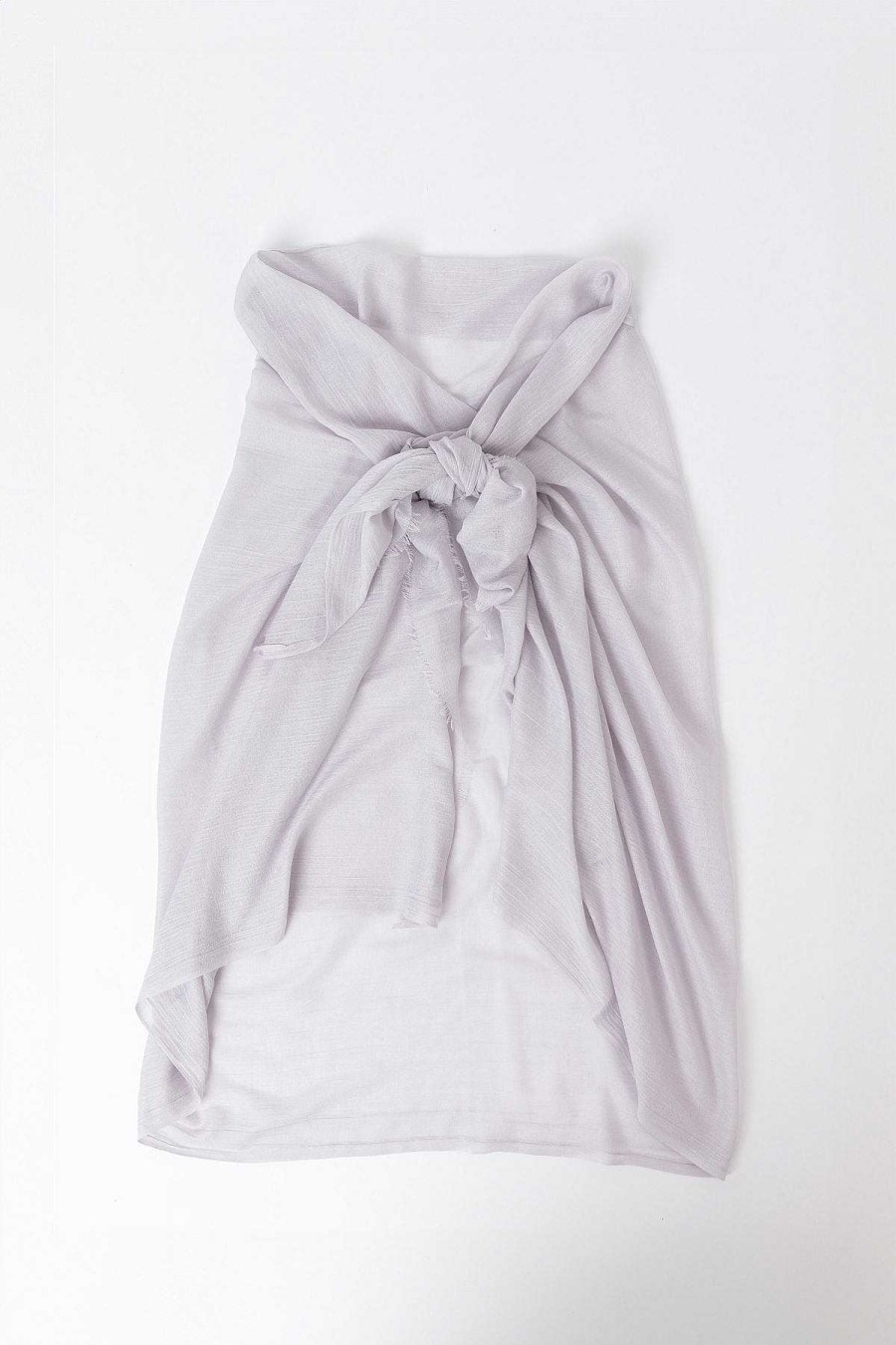 Accessories | Pala D'oro Accessories Plain Scarf In Silver