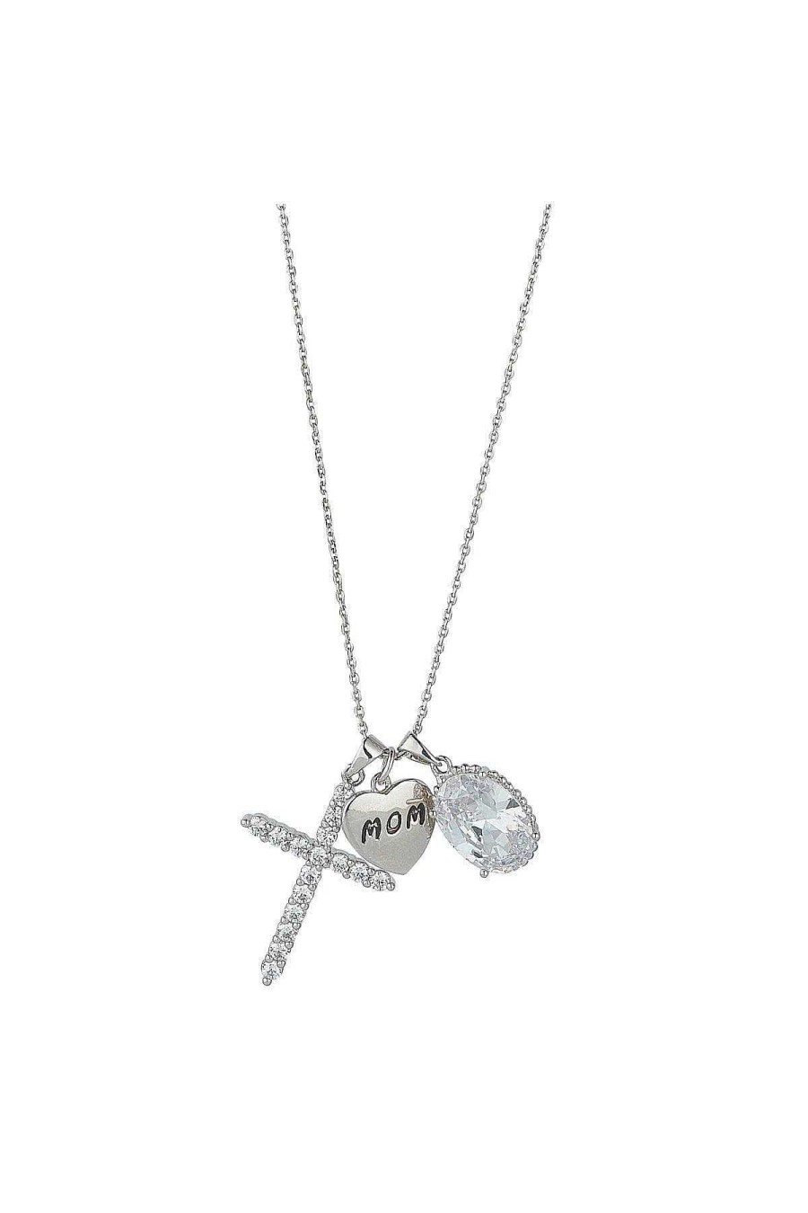 Jewellery | Knight & Day Silver Mom Charm Pendant