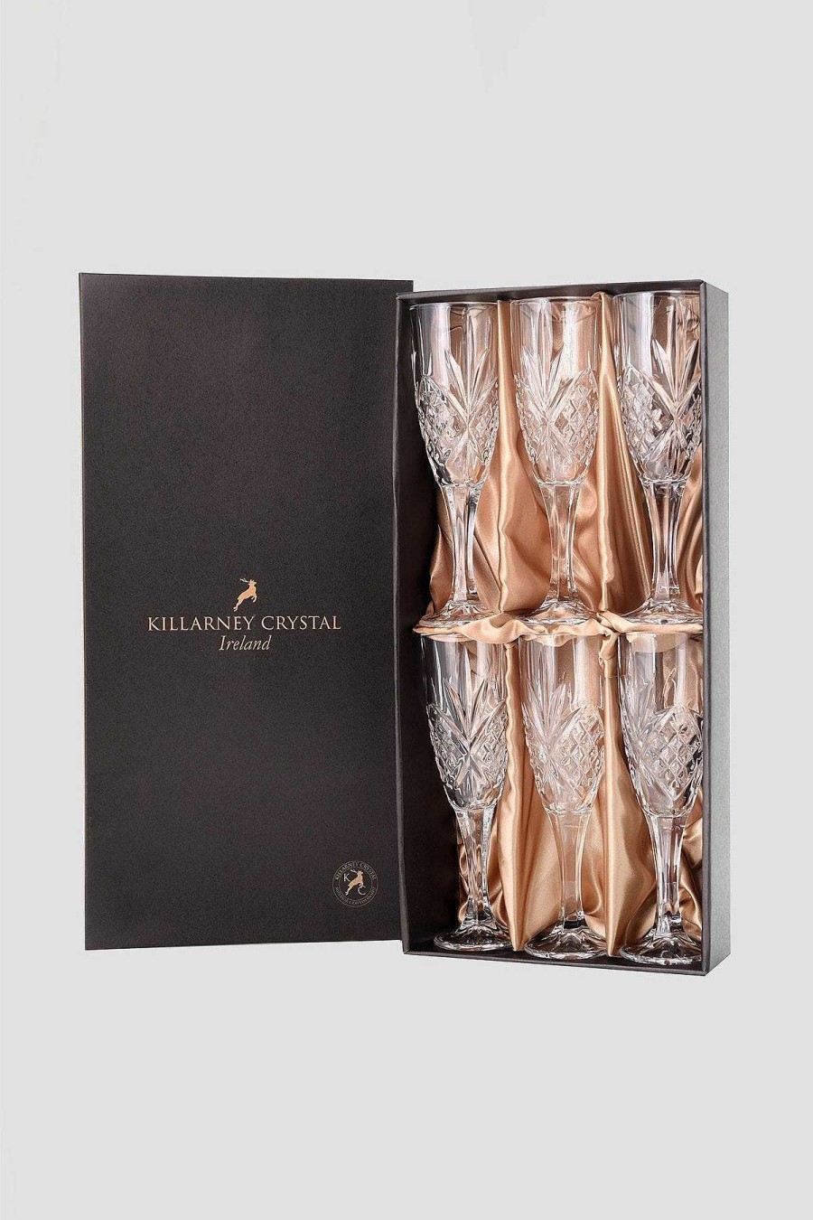 Homeware | Killarney Crystal Trinity Champagne Glass Set