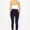 Jeans & Trousers | J'aime la Vie Pu Ponte Leggings In Navy