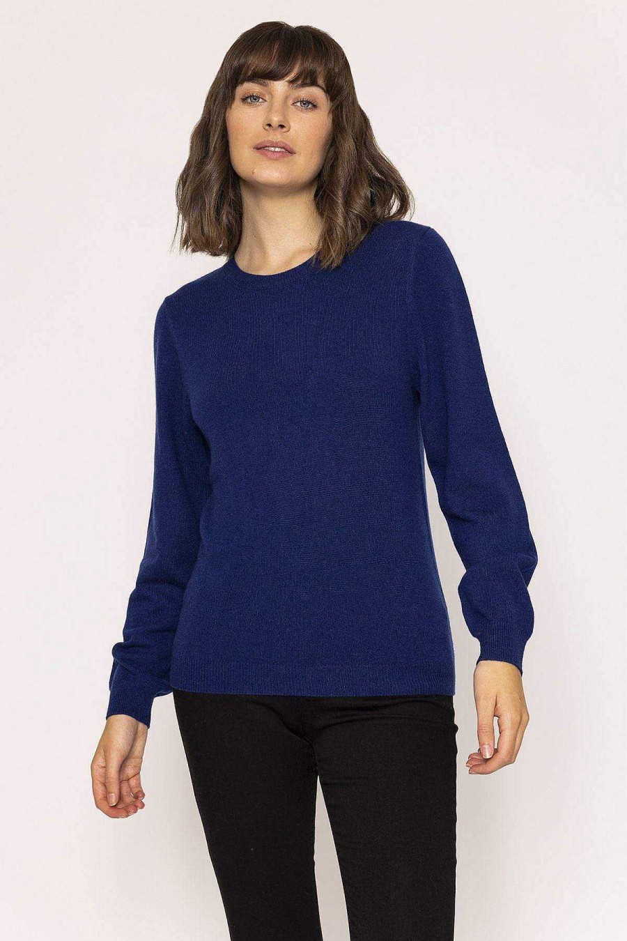 Jumpers & Cardigans | Rowen Avenue 100% Cashmere Knit In Denim