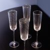 Homeware | Atticus & Stone Set Of 4 Gold Trimmed Champagne Flutes