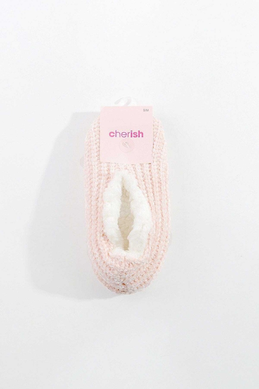 Nightwear | SOUL Accessories Cosy Knit Slipper Sock In Pink