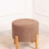 Homeware | Carraig Donn HOME Brown Linen Upholstered Foot Stool