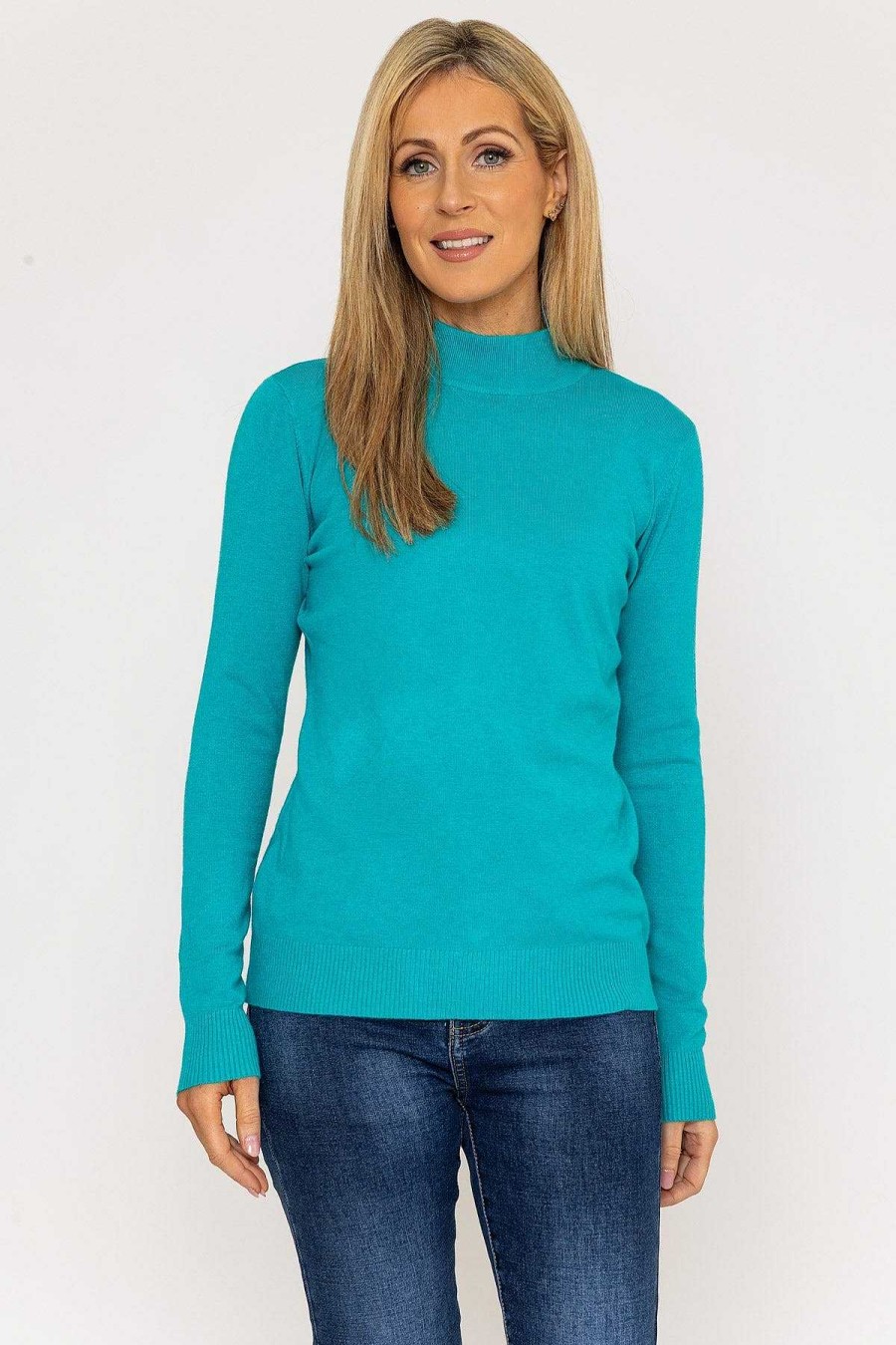 Jumpers & Cardigans | J'aime la Vie Turtleneck Knit In Aqua