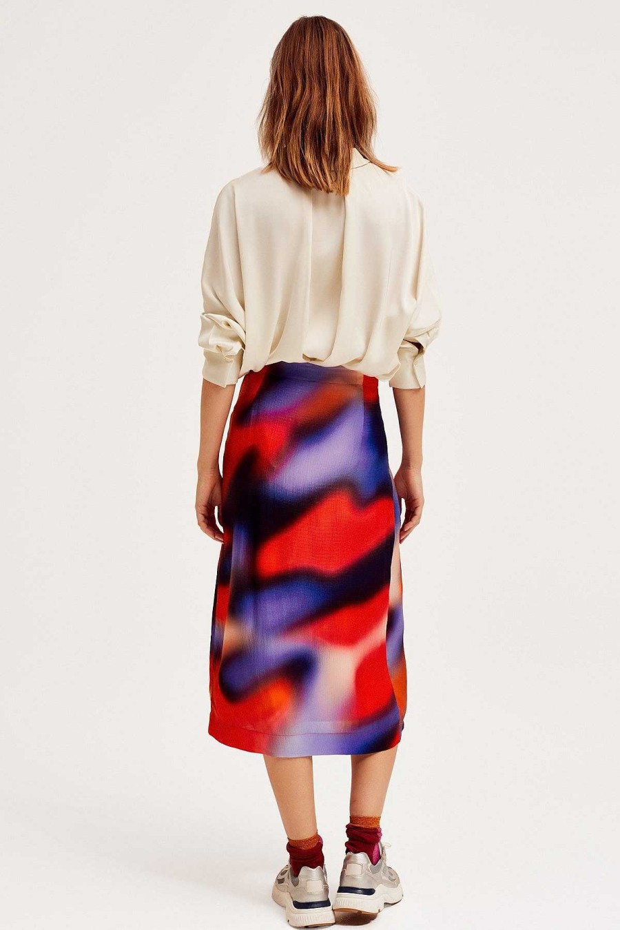 Skirts & Shorts | Cks Fashion Skittle Midi Skirt In Multi Print