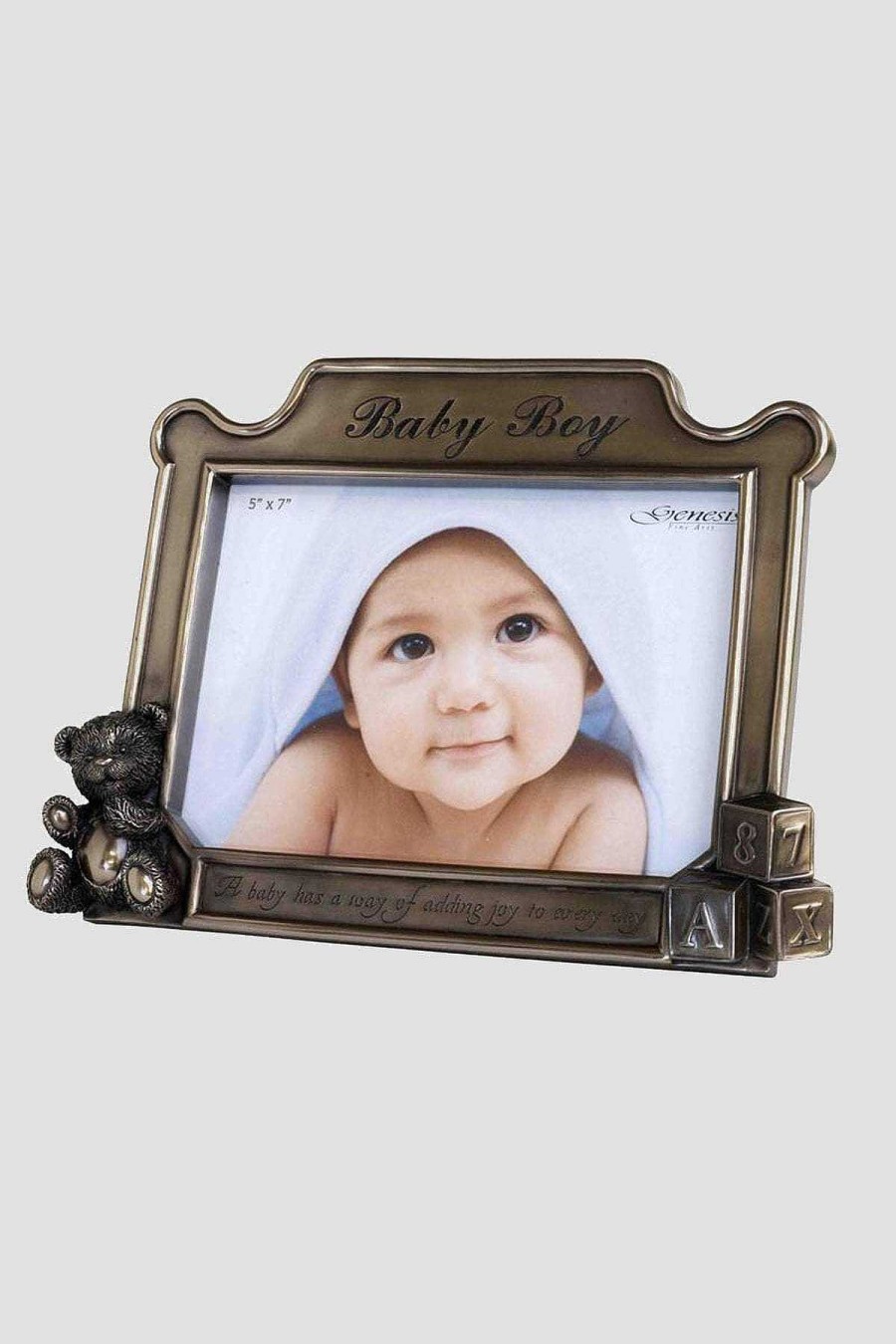 Homeware | Genesis Bronze Baby Boy Frame