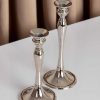 Homeware | Carraig Donn HOME Medium Silver Dinner Candle Holder