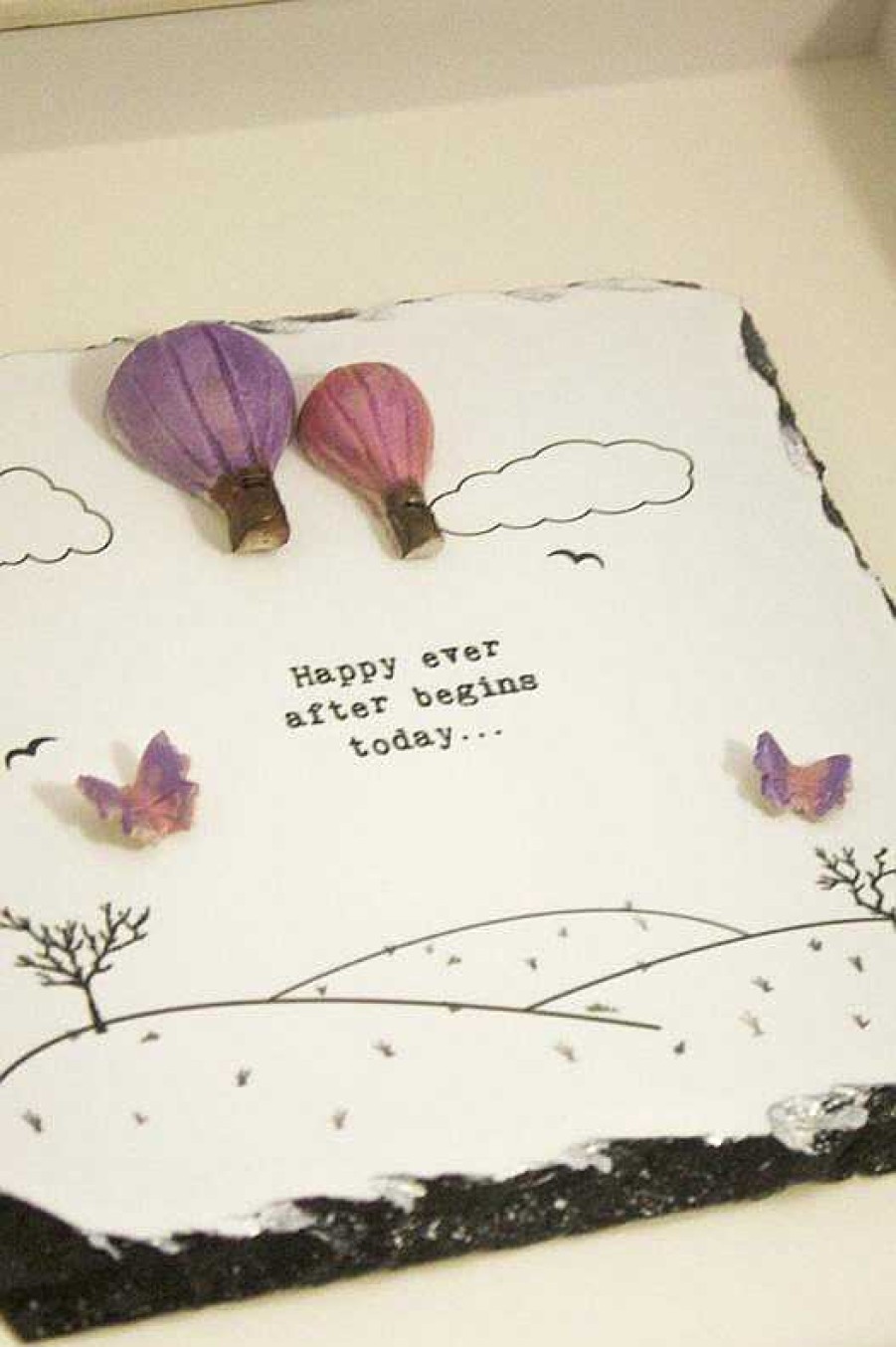 Homeware | Amilie Slatecraft Art- Happy Ever After