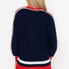 Jumpers & Cardigans | West Quay Colour Block Stripe Knit Sweater In Navy