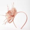 Fascinators | SOUL Accessories Baby Pink Feather Flower Fascinator