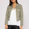 Coats & Jackets | Kalisson Denim Jacket In Sage