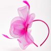 Fascinators | SOUL Accessories Fuchsia Hairband Fascinator With Feathers