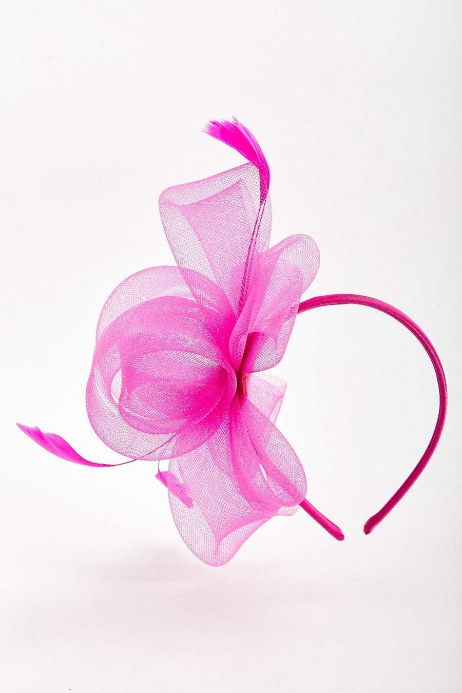 Fascinators | SOUL Accessories Fuchsia Hairband Fascinator With Feathers