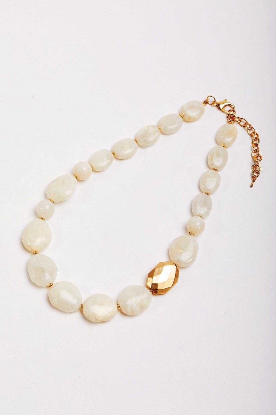 April Edit | Soul Jewellery Large Beaded White Necklace