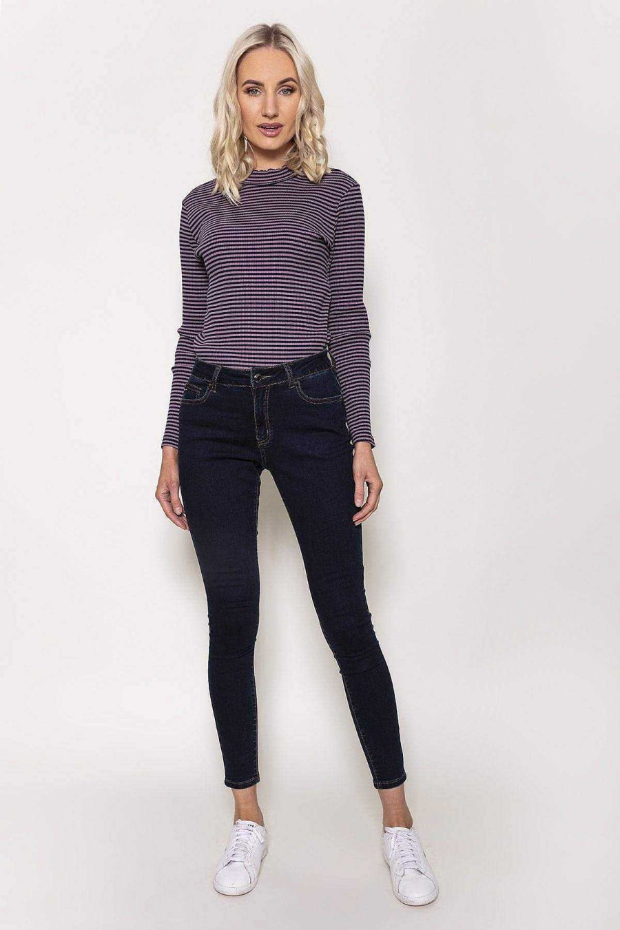 Jeans & Trousers | Rowen Avenue High Waist Denim Jeans In Indigo