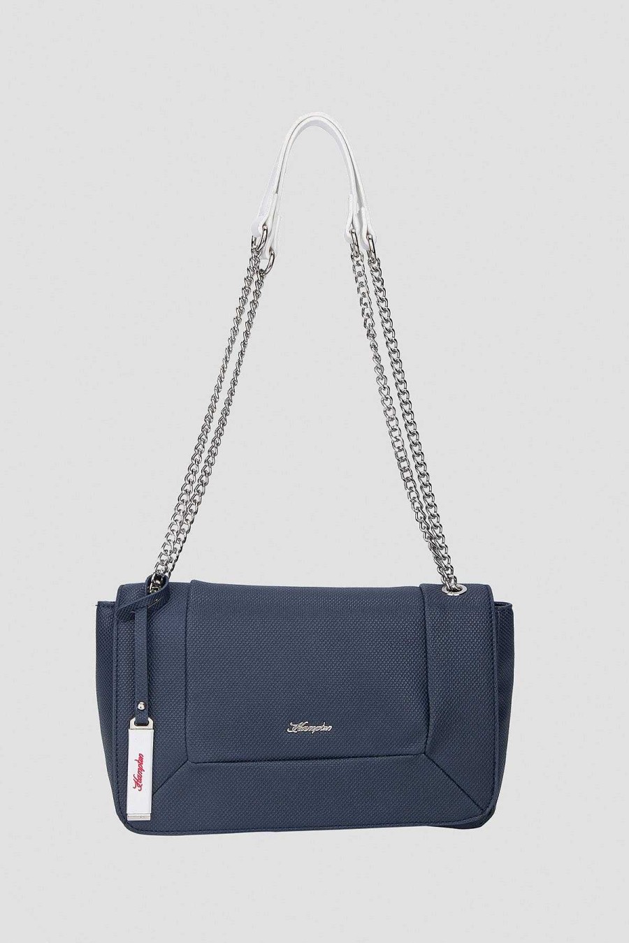 Accessories | Hampton Shoulder Bag With Chain Strap In Navy