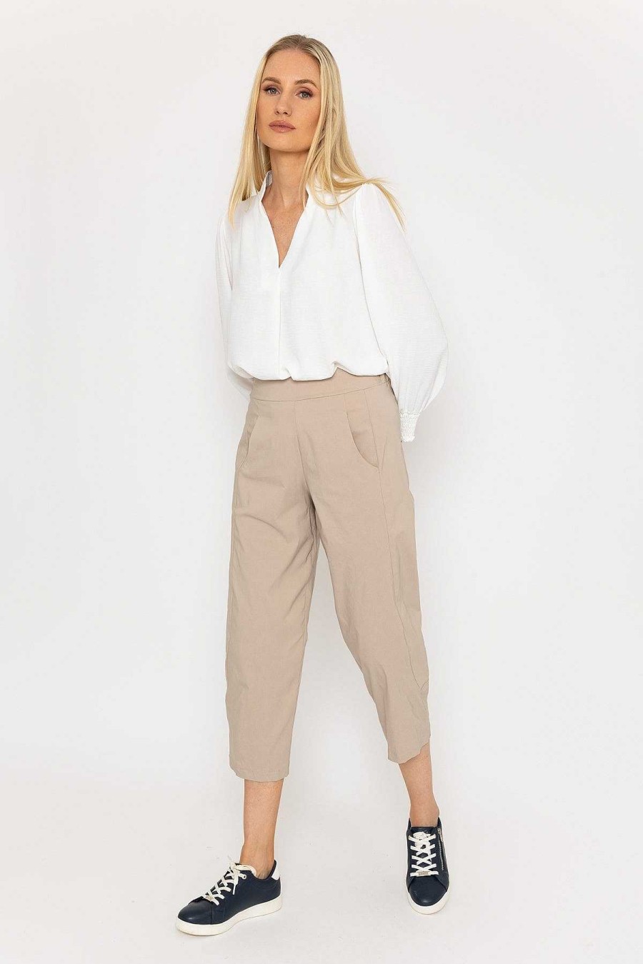 Jeans & Trousers | Peruzzi Slouch Trousers In Sand