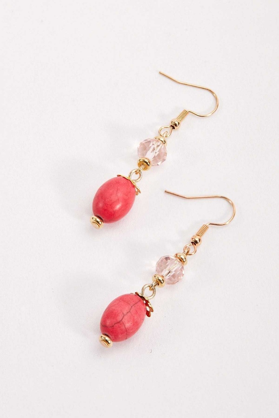 April Edit | Soul Jewellery Coral Beaded Earrings