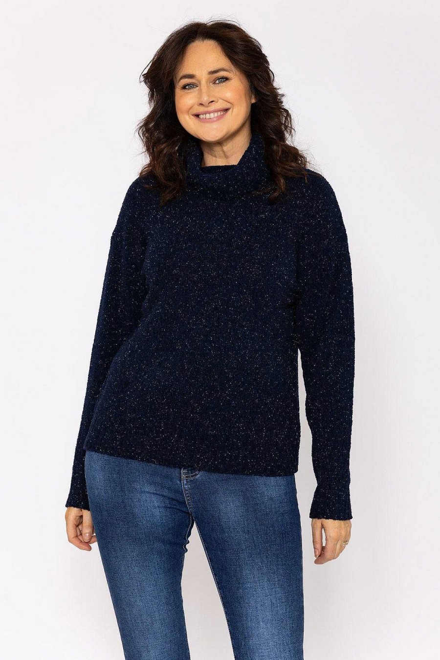 Jumpers & Cardigans | Voulez Vous Lurex Knit In Navy