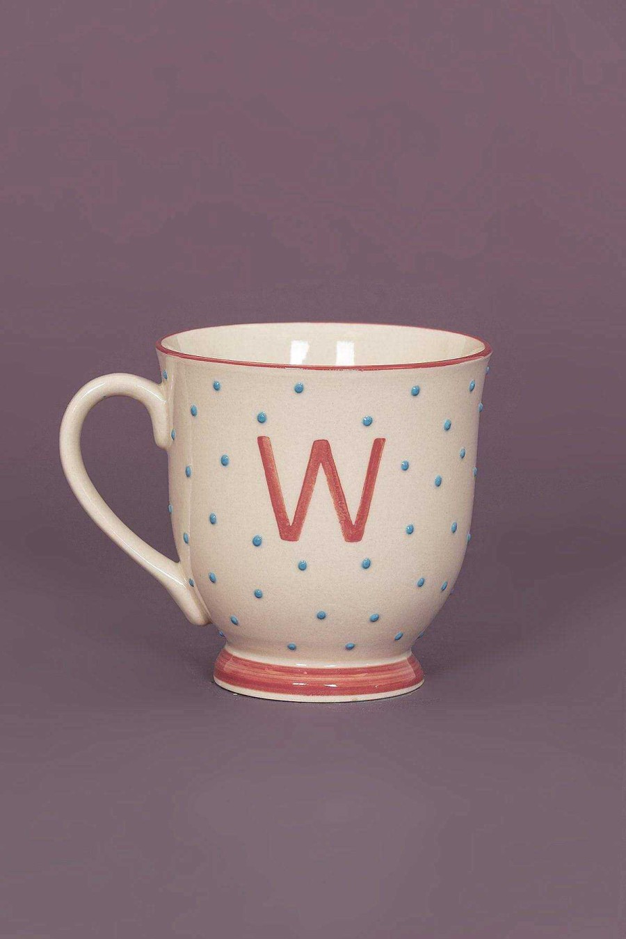 Homeware | Eclectic Alphabet Mug Dot W