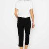 Jeans & Trousers | Kelly & Grace Weekend Bengaline Crop Pants In Black