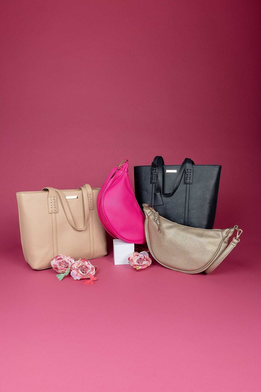 Accessories | SOUL Accessories Leather Look Everyday Tote In Beige