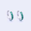 Boxed Gifts | Knight & Day Classic Emerald Hoops