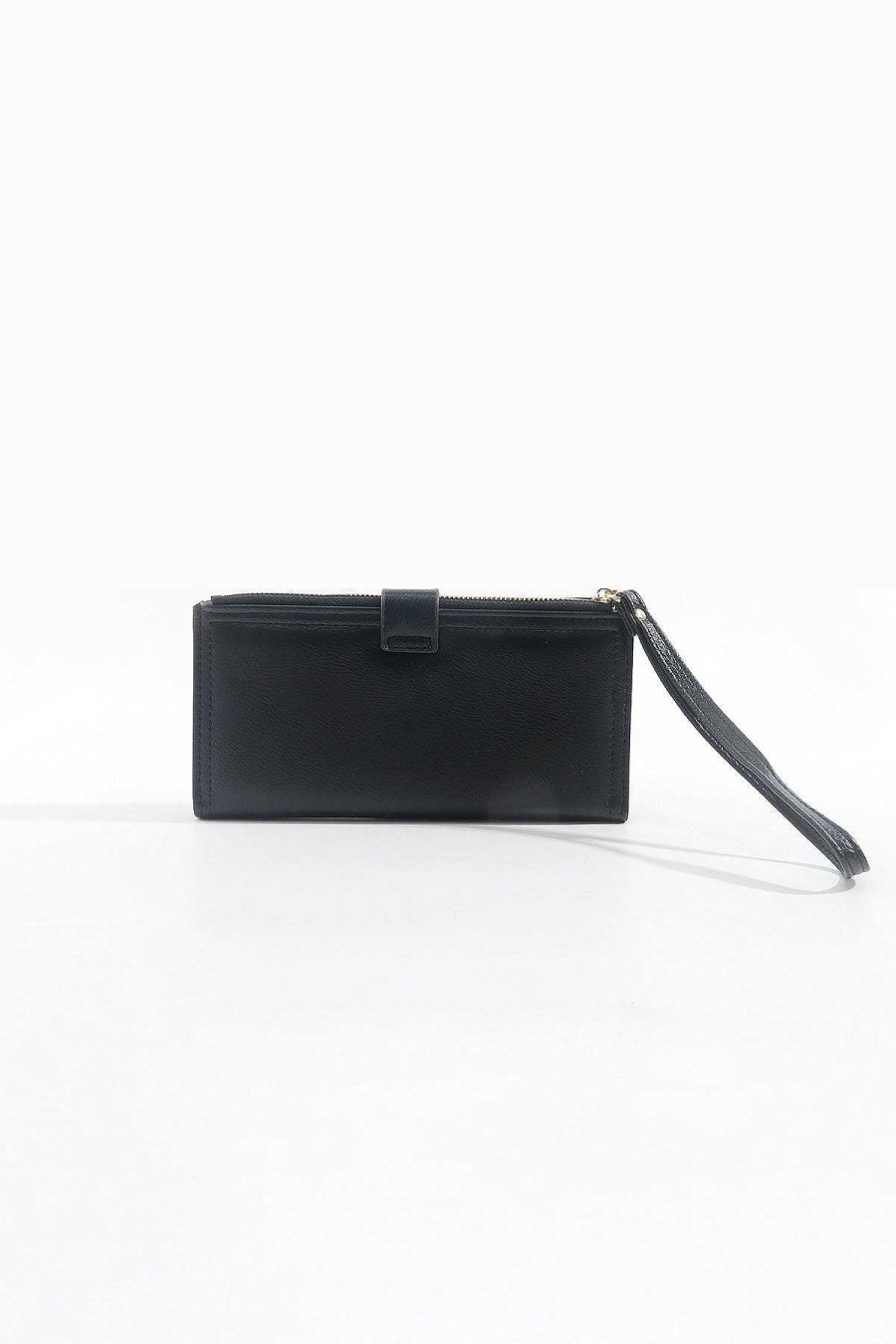 Accessories | SOUL Accessories Buckle Purse With Wrist Strap In Black