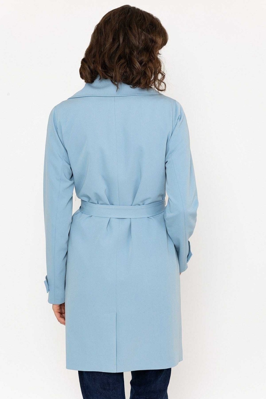 Coats & Jackets | Rowen Avenue Blue Trench Coat