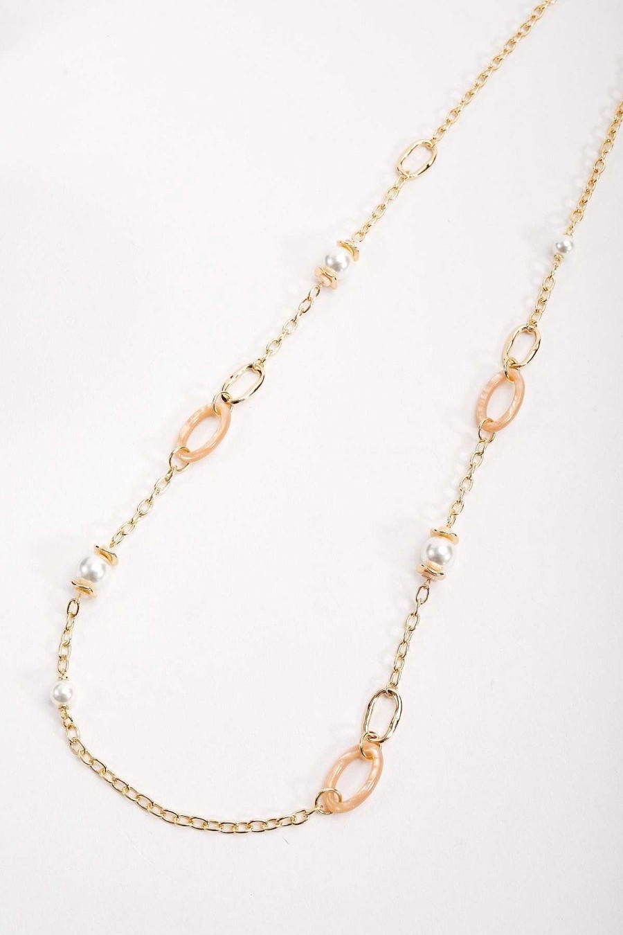 Necklaces | Soul Jewellery Glass Pearl Link Necklace