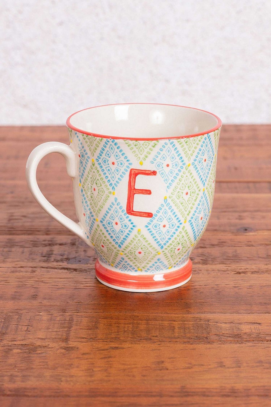 Homeware | Eclectic Eclectic Alphabet Mug E