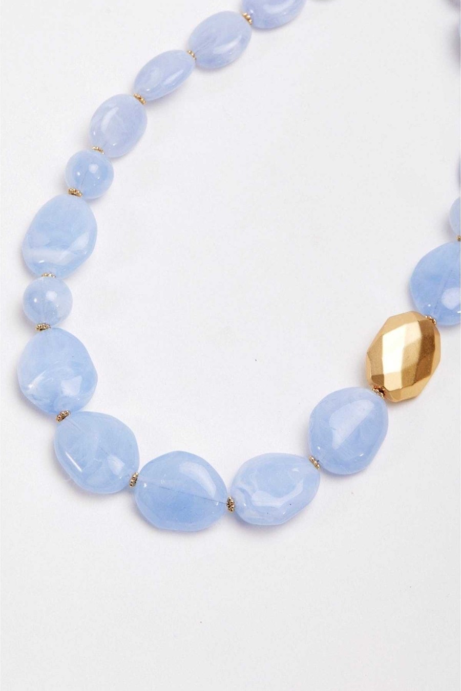 Necklaces | Soul Jewellery Large Beaded Light Blue Necklace